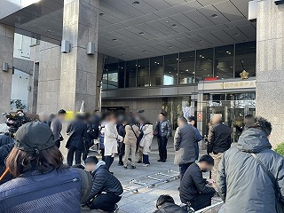 日曜劇場キャスター撮影風景2