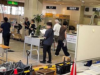 愛の、がっこう撮影風景1